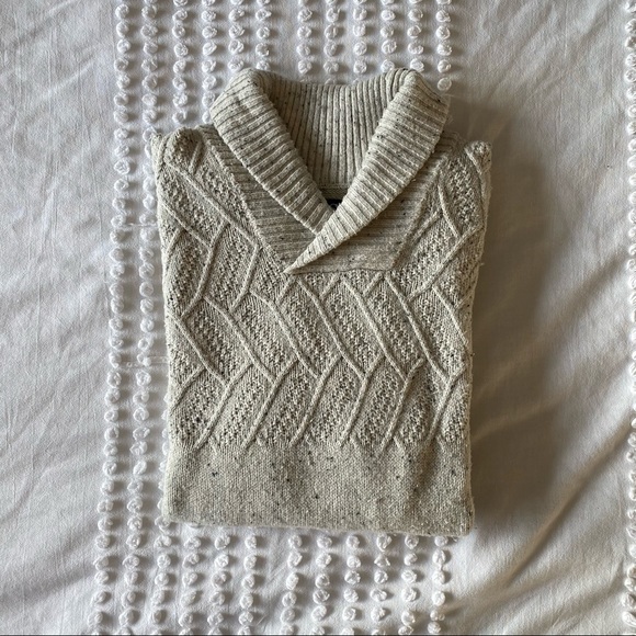 Chaps Medium Shawl Sweater - Picture 2 of 6